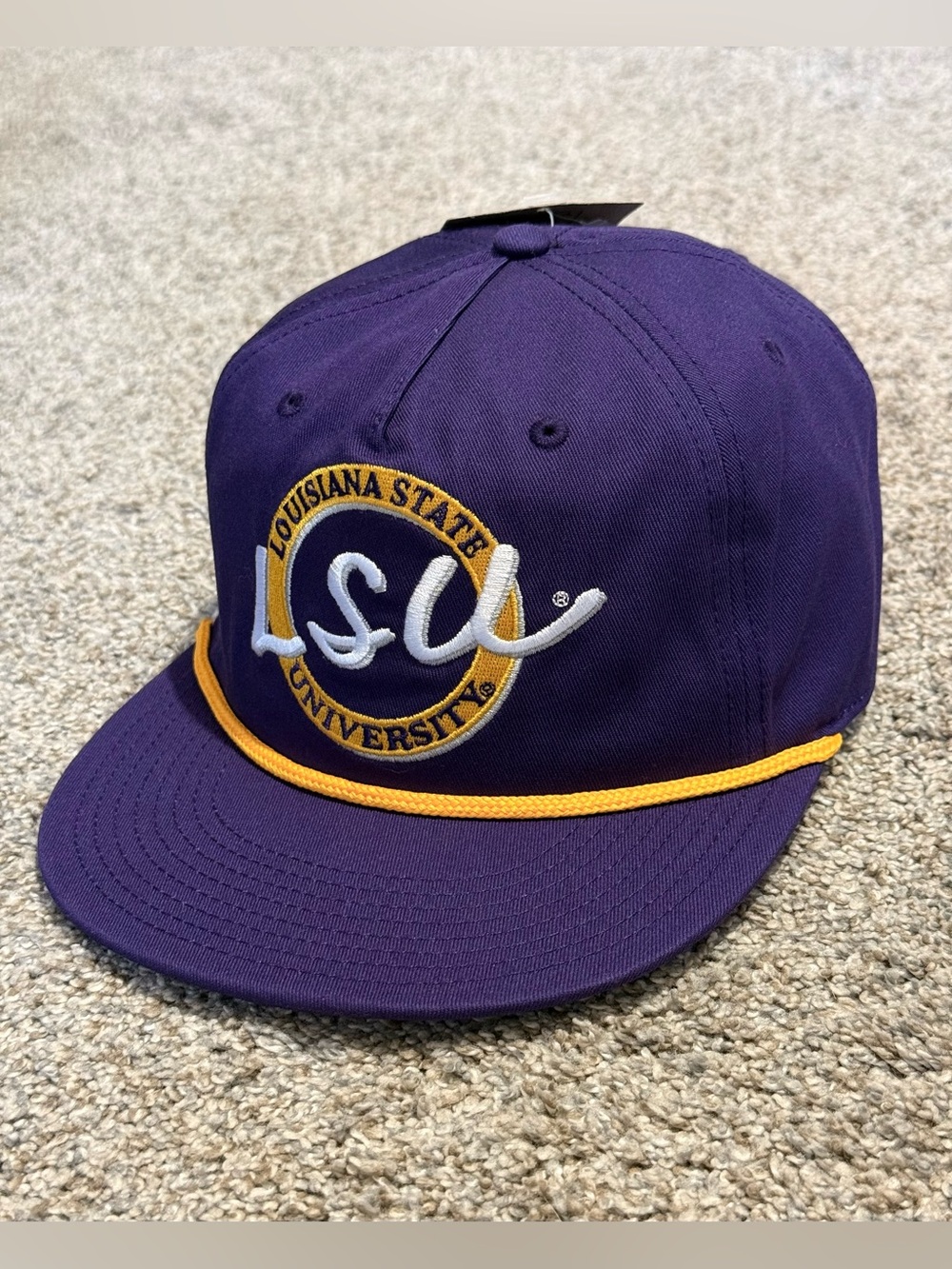 The Game Adults' LSU Tigers Original Circle Rope adjustable hat